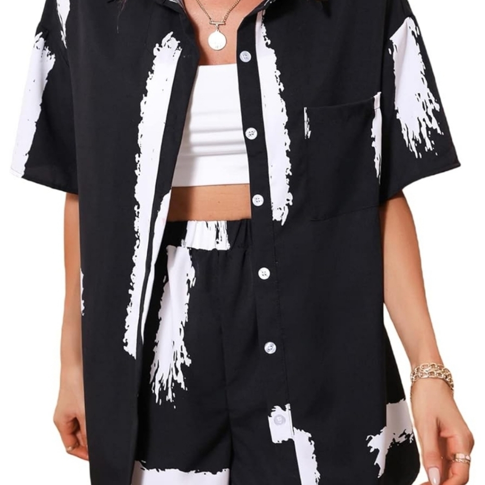 MakeMeChic Women's Boho 2 Piece Outfit
